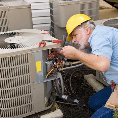 Indoor AC installation